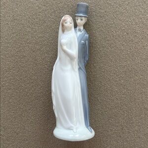 NEW Lladro NAO Bride & Groom Cake Topper Figurine 6” Vintage Spain Handmade